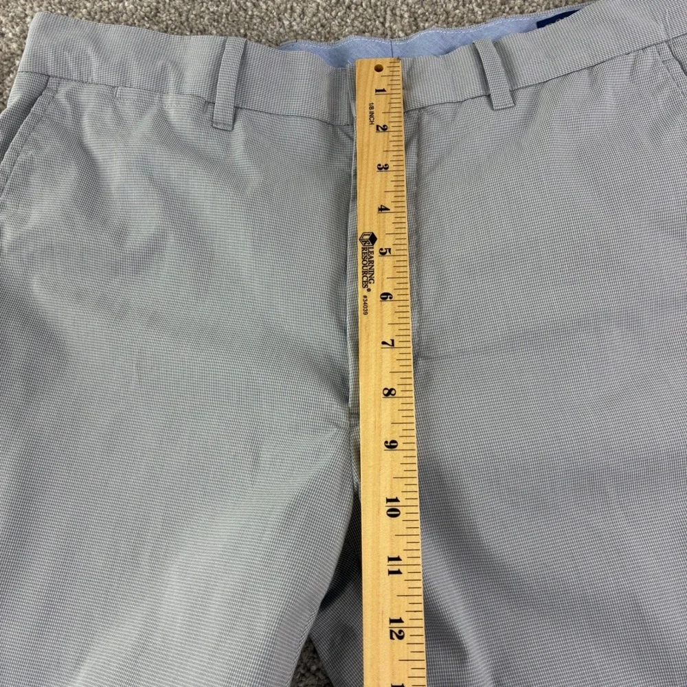 Polo‎ Golf Ralph Lauren Mens 33x32 Gray Micro Check Tailored Fit Pants Golfcore